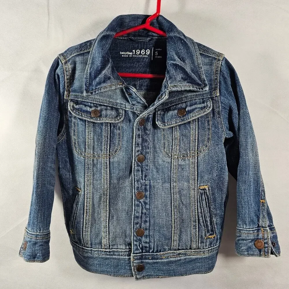 Baby Gap Blue Denim Jacket Toddler 5 Years
